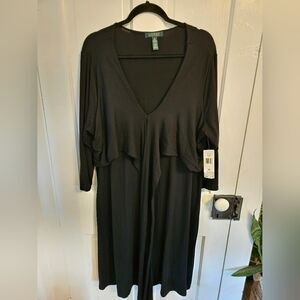 Ralph Lauren Black Long Sleeve Dress